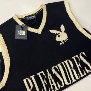 NWT Playboy x Pleasures Vintage Sweater Vest